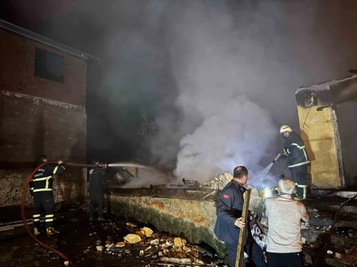 Giresun’da mısır fırını 1 ev ve 1 serentiyi kül etti