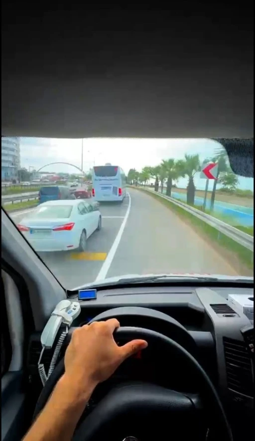Giresun&rsquo;da trafikte ambulans duyarlılığı
