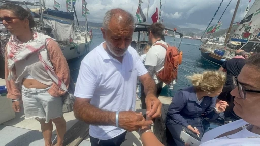 Global Sumud filosu Marmaris&rsquo;ten Gazze&rsquo;ye doğru yola &ccedil;ıktı
