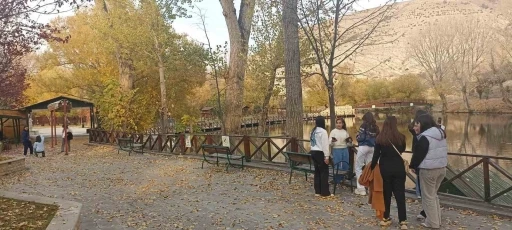 Gökpınar gölü öğrencileri ağırladı
