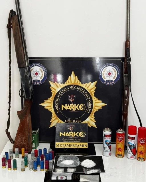 Gölbaşı polisinden uyuşturucu operasyonu
