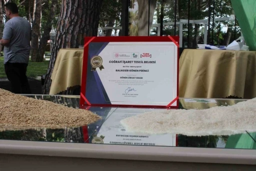 Gönen Baldo Pirinci artık tescilli
