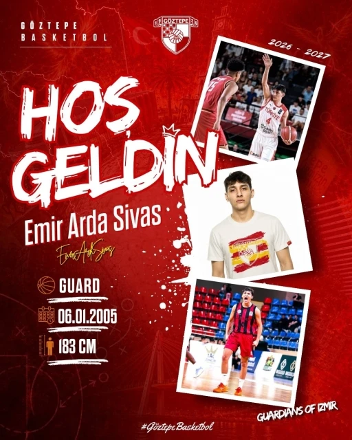 G&ouml;ztepe Basketbol, Emir Arda&rsquo;yı kadrosuna kattı
