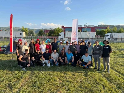 GSB arama kurtarma ekibi akreditasyon i&ccedil;in kampa girdi
