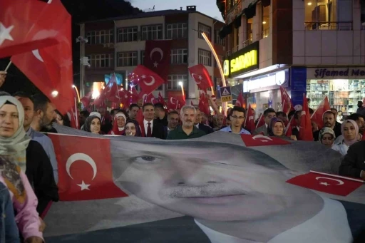 Gümüşhane’de &quot;15 Temmuz&quot; yürüyüşü ve anma programı düzenlendi
