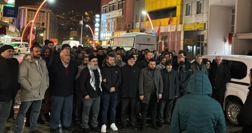 Gümüşhane’de yüzlerce kişi Gazze’ye destek için yürüdü
