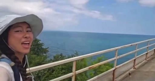 Güney Koreli gezgin Giresun’da
