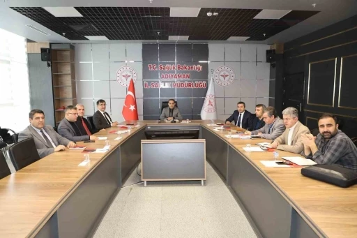 Haftalık sağlık değerlendirme toplantısı ger&ccedil;ekleştirildi
