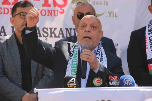HAK-İŞ, 1 Mayıs haftasını Manisa&rsquo;dan başlattı
