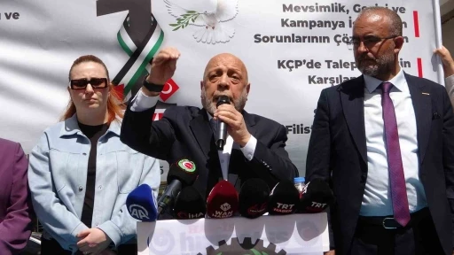 Hak-İş Genel Başkanı Arslan: &quot;Kandil’in bu ülkeye söz sahibi olmasını istemiyoruz&quot;
