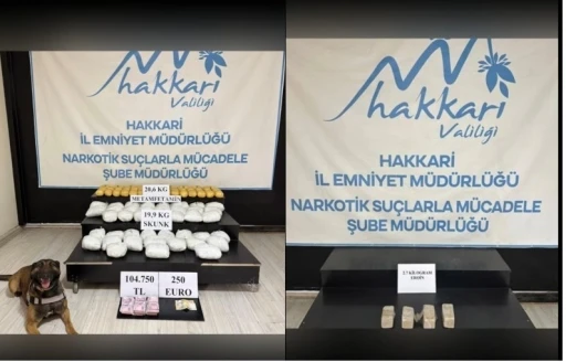 Hakkari’de 51 kilo uyuşturucu ele geçirildi: 6 kişi tutuklandı
