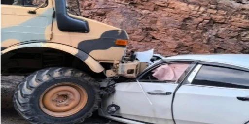 Hakkari&rsquo;de trafik kazası: 1 yaralı
