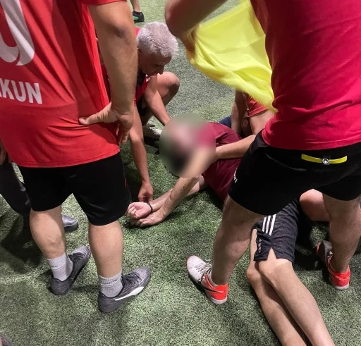 Halı saha maçı ölümle bitti
