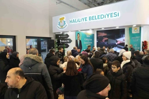 Haliliye Belediyesi standına b&uuml;y&uuml;k ilgi
