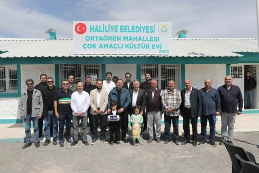 Haliliye’de çok amaçlı kültür evi hizmete açıldı
