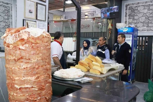 Haliliye’de dönercilere denetim
