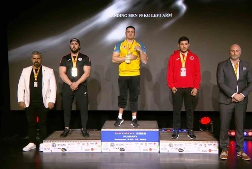 Haliliyeli sporcu  Avrupa &uuml;&ccedil;&uuml;nc&uuml;s&uuml; oldu
