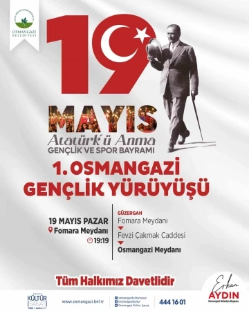 Haluk Levent’in katılımıyla ‘Osmangazi Gençlik Yürüyüşü’
