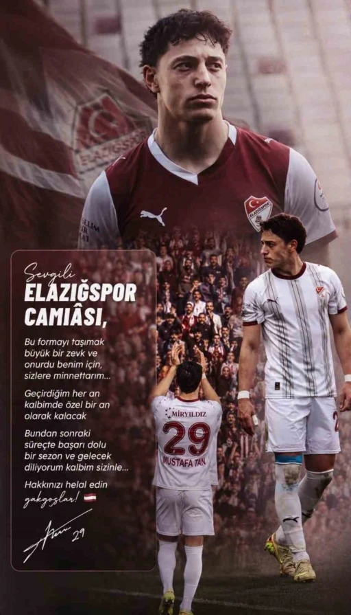 Haluk Mustafa Tan, Elazığspor&rsquo;a veda etti
