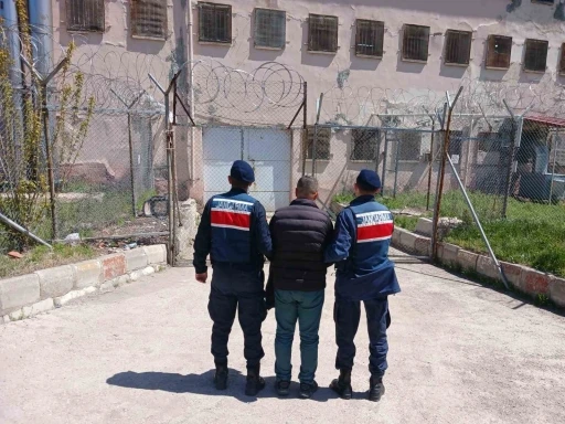 Hapis cezasıyla aranan şahıs jandarma tarafından yakalandı
