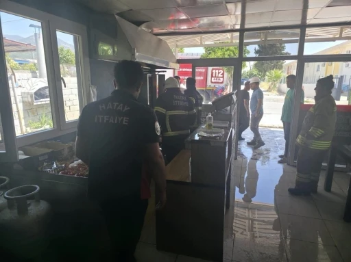 Hassa&rsquo;da d&ouml;nercide korkutan yangın
