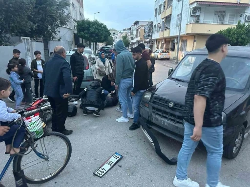 Hatay’da hafif ticari araç ile motosiklet çarpıştı: 1 yaralı
