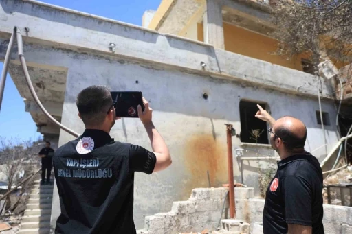 Hatay’da yangında 4 bina ağır hasar aldı

