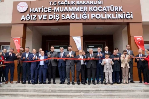 Hatice Muammer Kocatürk Ağız ve Diş Sağlığı Polikliniği hizmete açıldı
