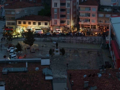 Havza sele teslim: İl&ccedil;e havadan g&ouml;r&uuml;nt&uuml;lendi
