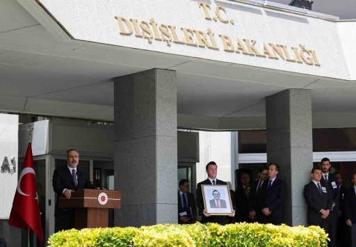 Hayatını kaybeden Büyükelçi Şen için Dışişleri Bakanlığında tören düzenlendi
