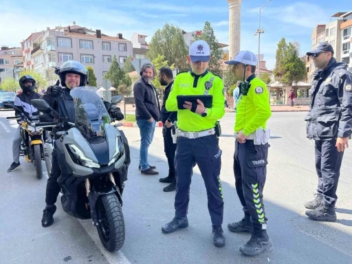 Hayrabolu’da motosiklet denetimi
