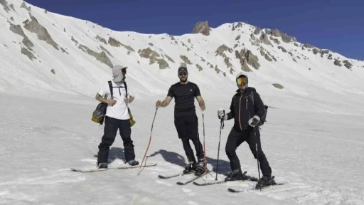 Haziran sonunda Erciyes&rsquo;te kayak keyfi
