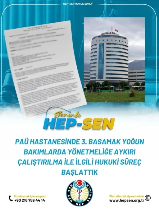 Hemşireler PAÜ Hastanesi’ne mevzuata aykırılık davası açtı
