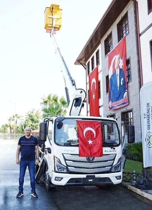 Hibe ara&ccedil; Germencik Belediyesi&rsquo;nin hizmetine girdi
