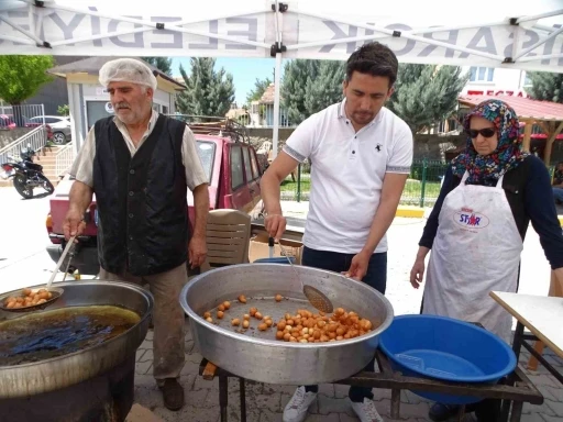 Hisarcık İlçe Devlet Hastanesi’nde geleneksel lokma hayrı
