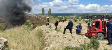 Hisarcık itfaiye personeline yangın eğitimi
