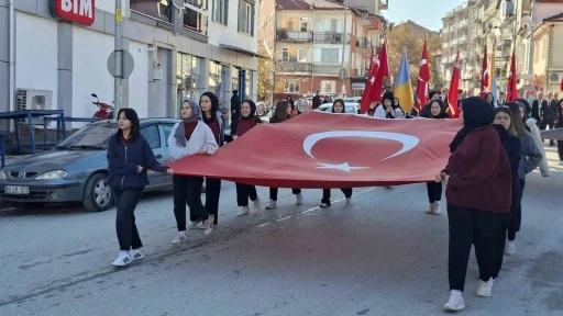 Hisarcık’ta ’Cumhuriyet Yürüyüşü’