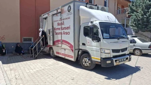 Hisarcık&rsquo;ta meme kanseri i&ccedil;in mobil tarama &ccedil;alışmaları s&uuml;r&uuml;yor
