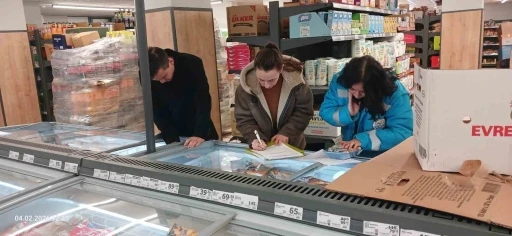 Hisarcık&rsquo;ta satışa sunulan &uuml;r&uuml;nlere y&ouml;nelik denetim yapıldı
