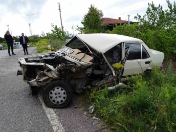 Hisarcık’ta trafik kazası: 2 yaralı
