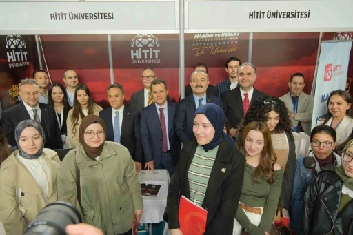 Hitit &Uuml;niversitesi standına OKAF&rsquo;ta yoğun ilgi
