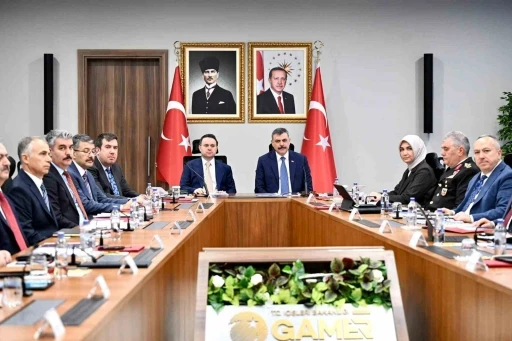 İ&ccedil;işleri Bakanı Mustafa &Ccedil;ift&ccedil;i ile Adalet Bakanı Akın G&uuml;rlek "Dolandırıcılıkla M&uuml;cadele Merkezi" hakkında g&ouml;r&uuml;şt&uuml;
