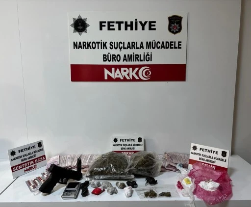 İÇLERİNDE MARMARİS’İNDE OLDUĞU UYUŞTURUCU OPERASYONU