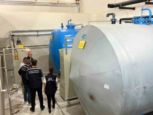 İ&ccedil;me Suyu Arıtma Tesisinde &ccedil;evre denetimi yapıldı
