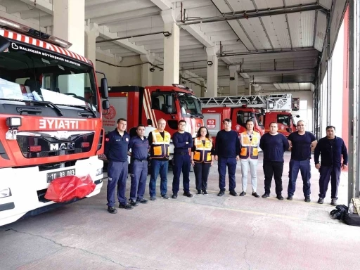 İDA-SAR’dan Edremit İtfaiyesi’ne ziyaret
