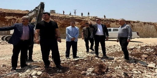 İdil&rsquo;deki şantiye ve konkas&ouml;r tesisinde inceleme
