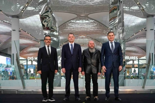 İGA İstanbul Havalimanı dev sanat eseri ile buluştu
