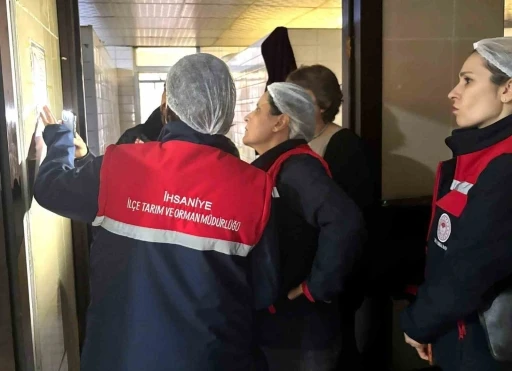 İhsaniye&rsquo;de gıda işletmelerine y&ouml;nelik denetim

