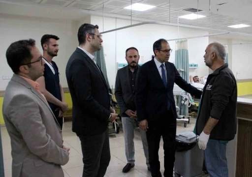İl Sağlık M&uuml;d&uuml;r&uuml; Erşan&rsquo;dan Kayseri Devlet Hastanesi&rsquo;nde inceleme

