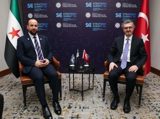 İletişim Başkanı Duran, Suriye Enformasyon Bakanı el-Mustafa ile g&ouml;r&uuml;şt&uuml;
